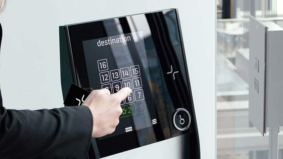 Panneau de commande ascenseur